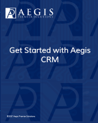 Get Started with Aegis CRM PDF guide